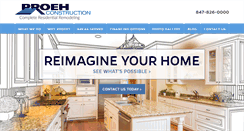 Desktop Screenshot of proehconstruction.com