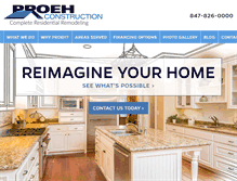 Tablet Screenshot of proehconstruction.com
